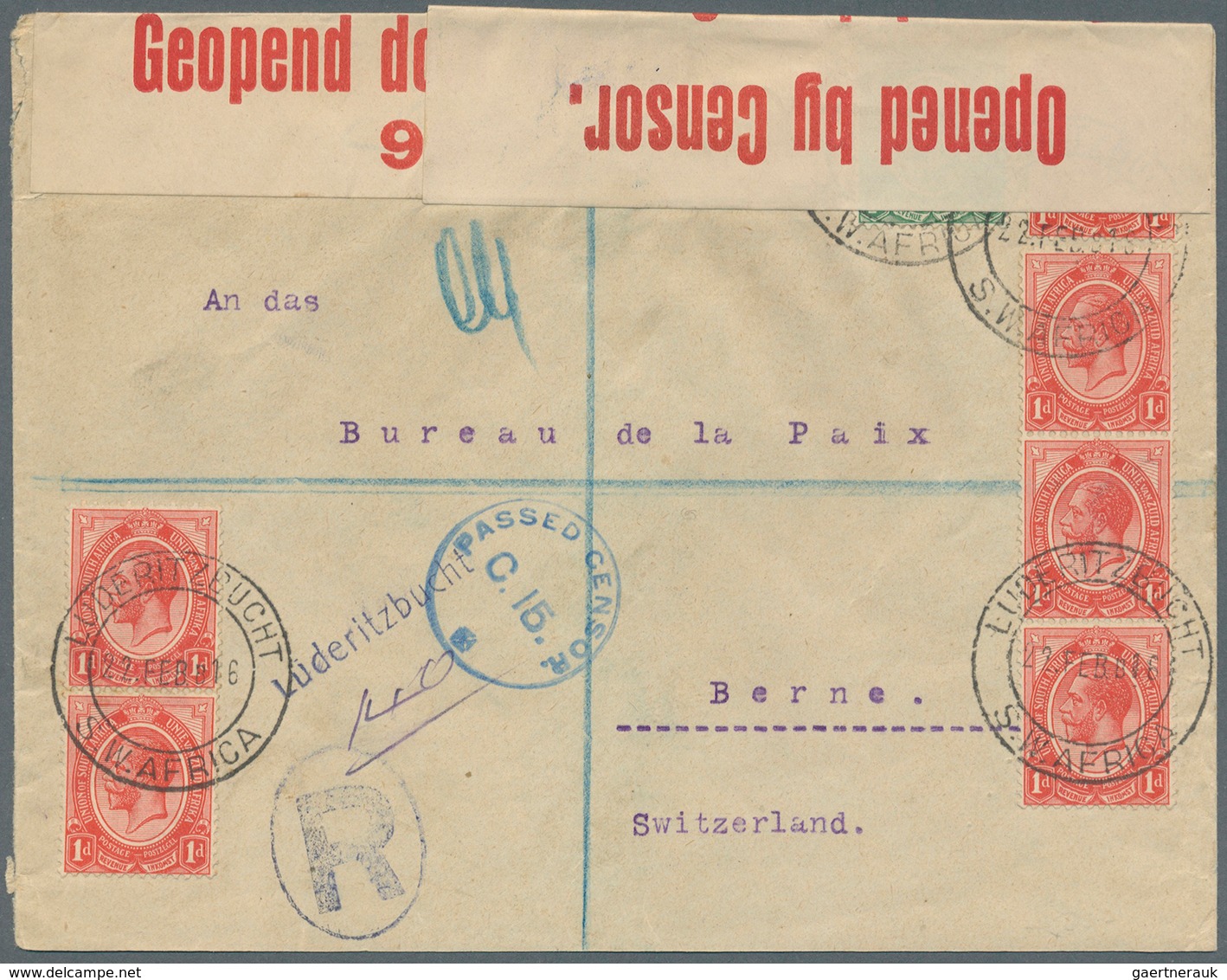 Südwestafrika: 1916/1970 (ca.), Unusual Accumulation With About 55 Covers And Postal Stationeries (+ - Afrique Du Sud-Ouest (1923-1990)