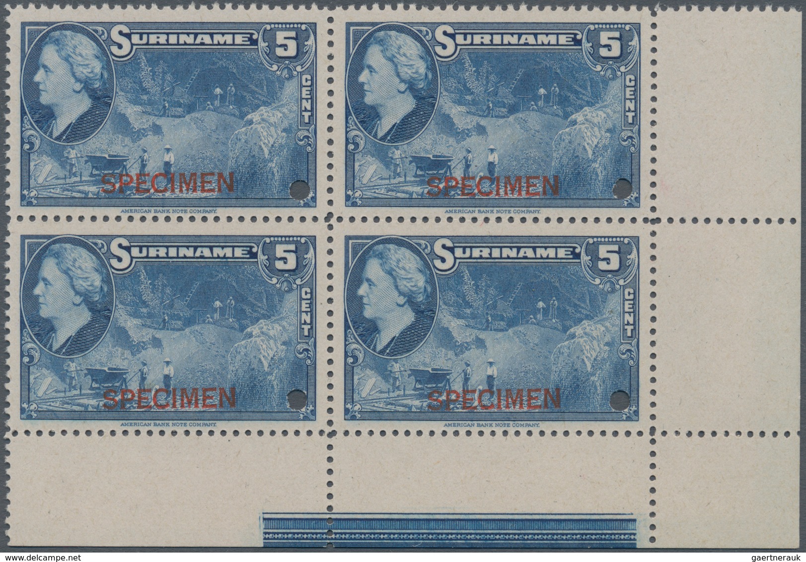 Surinam: 1945, Definitives "Wilhelmina" And Postage Dues, Assortment Of Apprx. 500 Stamps With "Spec - Surinam ... - 1975