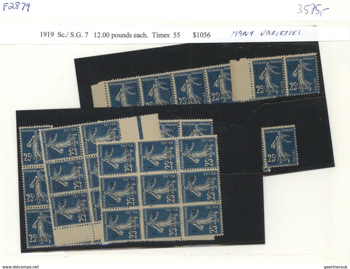 Syrien: 1919/1924, U/m Accumulation Of The Different Overprint Issues, Well Sorted Throughout And Ma - Syrie