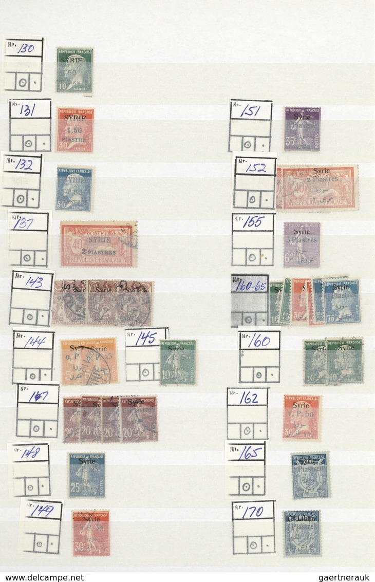 Syrien: 1919/1980, Comprehensive Mint And Used Accumulation In A Stockbook, Plenty Of Material From - Syrie