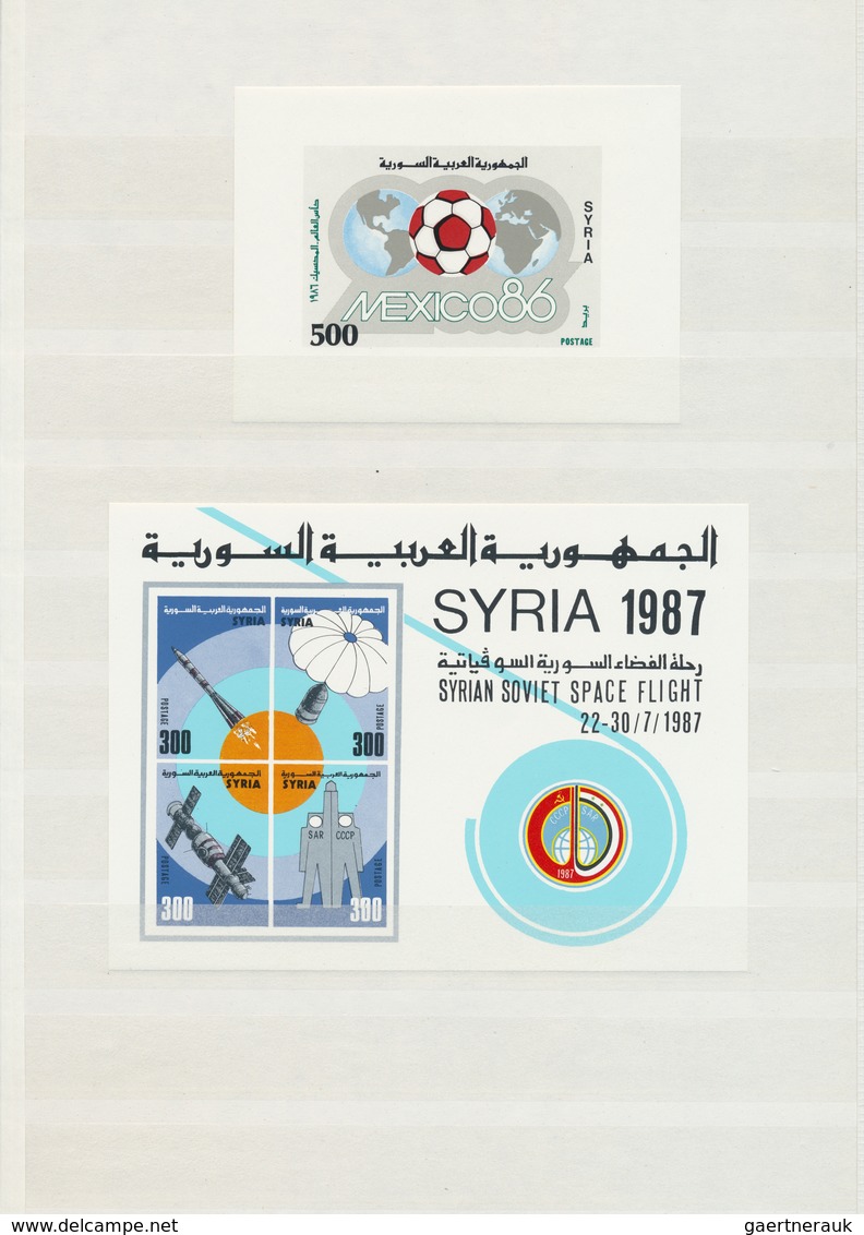 Syrien: 1958-1995: Complete collection of all the 44 souvenir sheets issued, from 1958 Damascus Fair