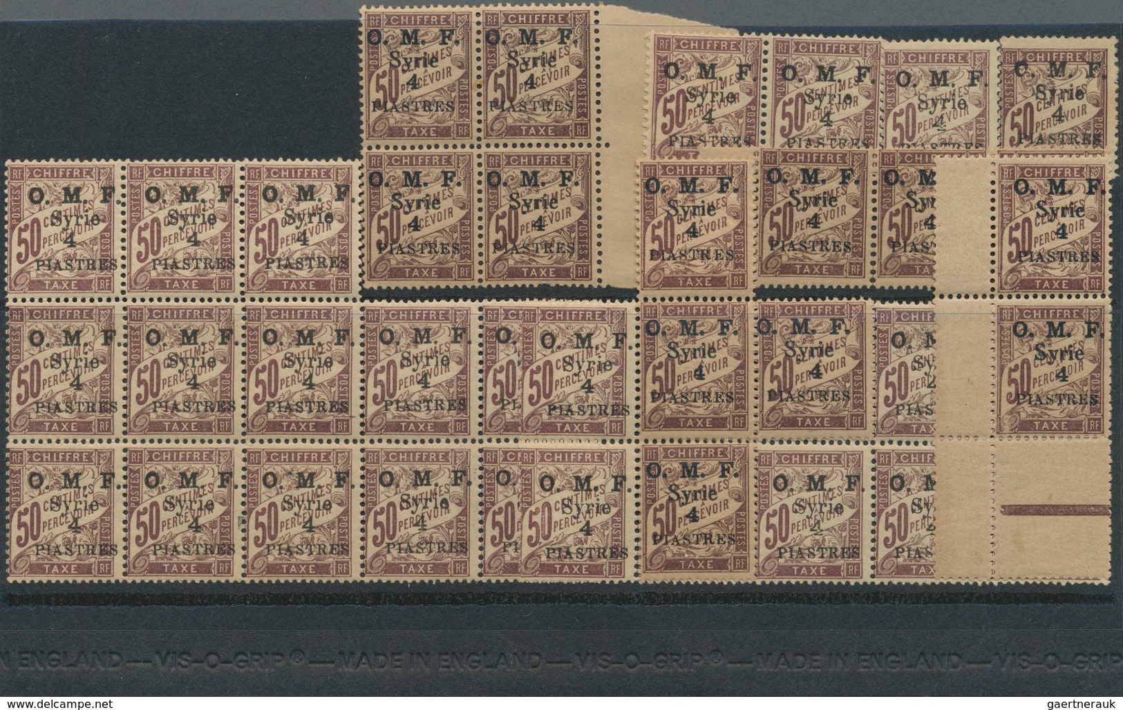 Syrien - Portomarken: 1920/1924, U/m Assortment Of Different Issues, Mainly (larger) Units. Maury 7. - Syrie
