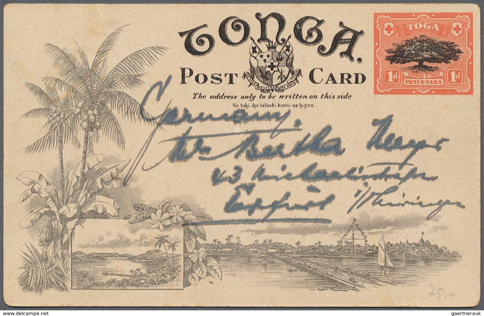 Tonga: 1900/2005, collection of apprx. 400 covers and cards, housed in 4 albums, comprising a surpri