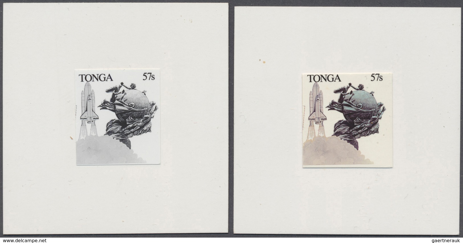 Tonga: 1943/2000, u/m collection of approx. 1.700 specialities like specimen overprints, imperfs, st