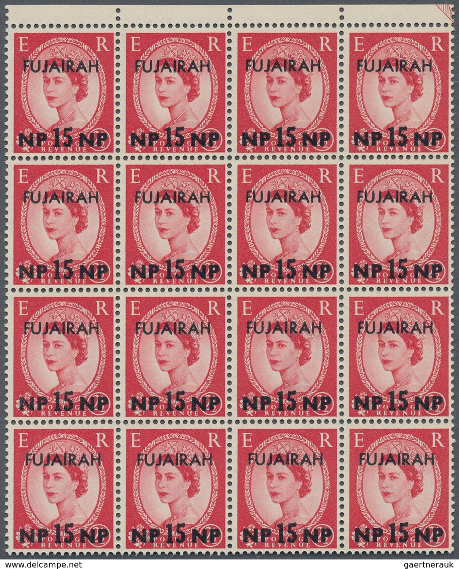 Vereinigte Arabische Emirate -   Besonderheiten: 1957 (ca.), ESSAYS Of The British Postal Agency Wit - Autres & Non Classés