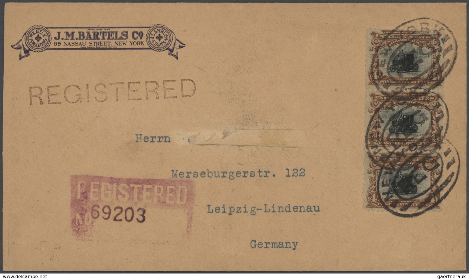 Vereinigte Staaten Von Amerika: 1811-1987 Collection Of About 200 Covers, Postcards, Postal Statione - Lettres & Documents