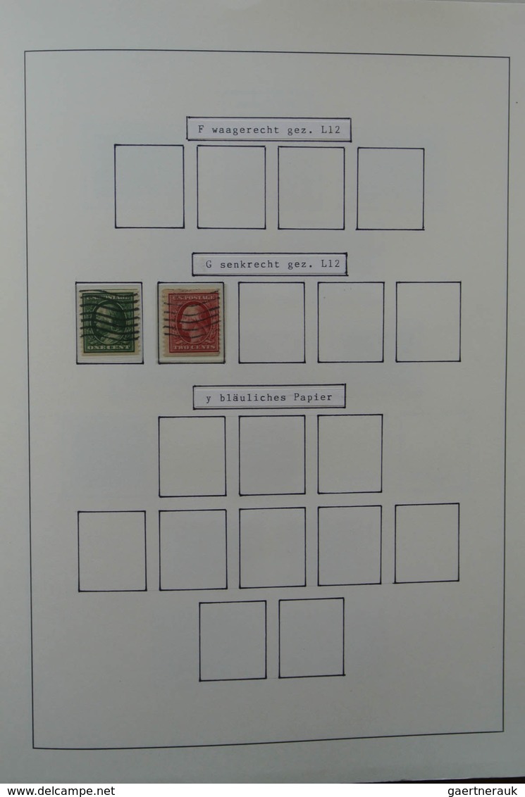 Vereinigte Staaten von Amerika: 1851-1978. Well filled, nicely presented, mostly used collection USA