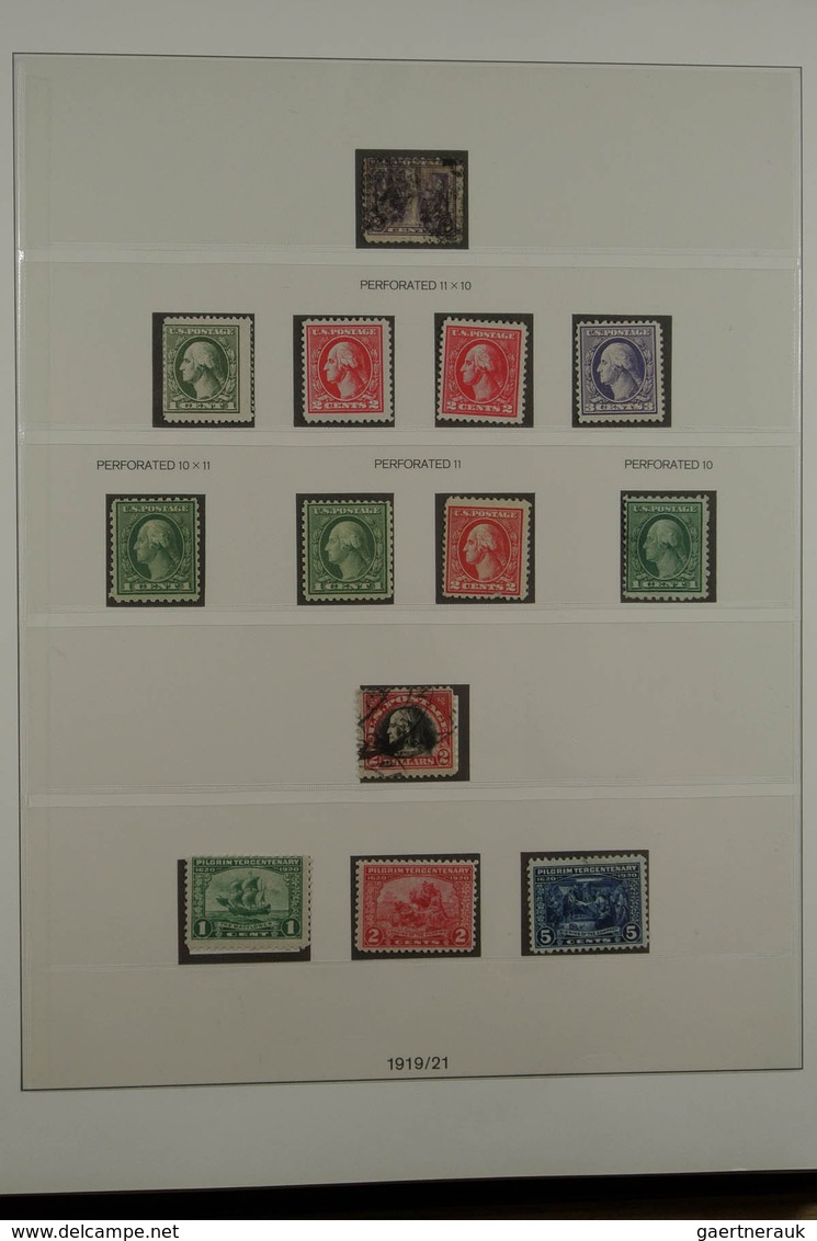 Vereinigte Staaten von Amerika: 1851-2000. Very well filled, MNH, mint hinged and used collection US