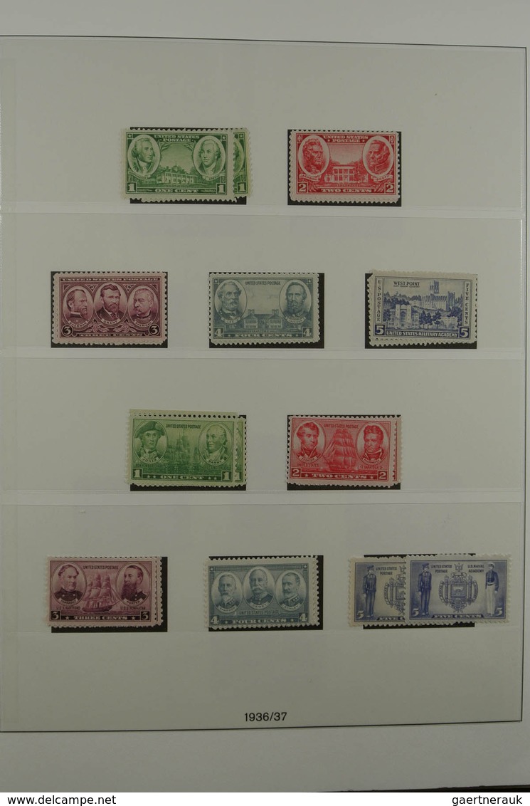Vereinigte Staaten von Amerika: 1851-2000. Very well filled, MNH, mint hinged and used collection US