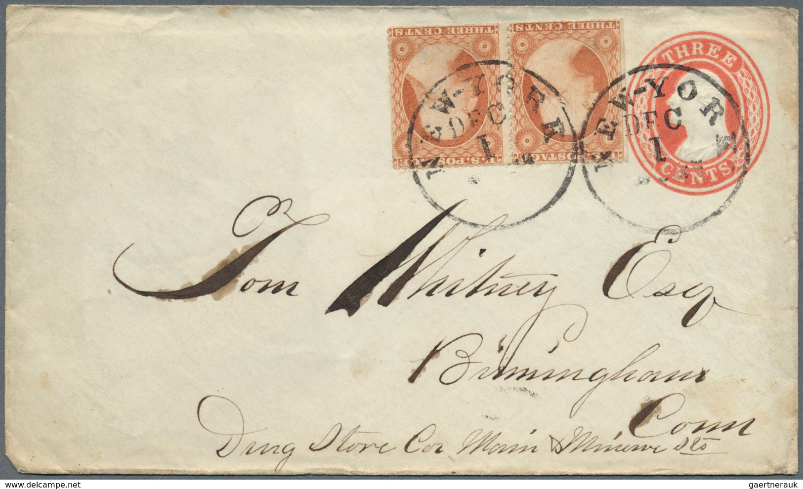 Vereinigte Staaten Von Amerika: 1854-1992, Box Containing 110 Stationerys, Uprated Used Covers, Albi - Lettres & Documents