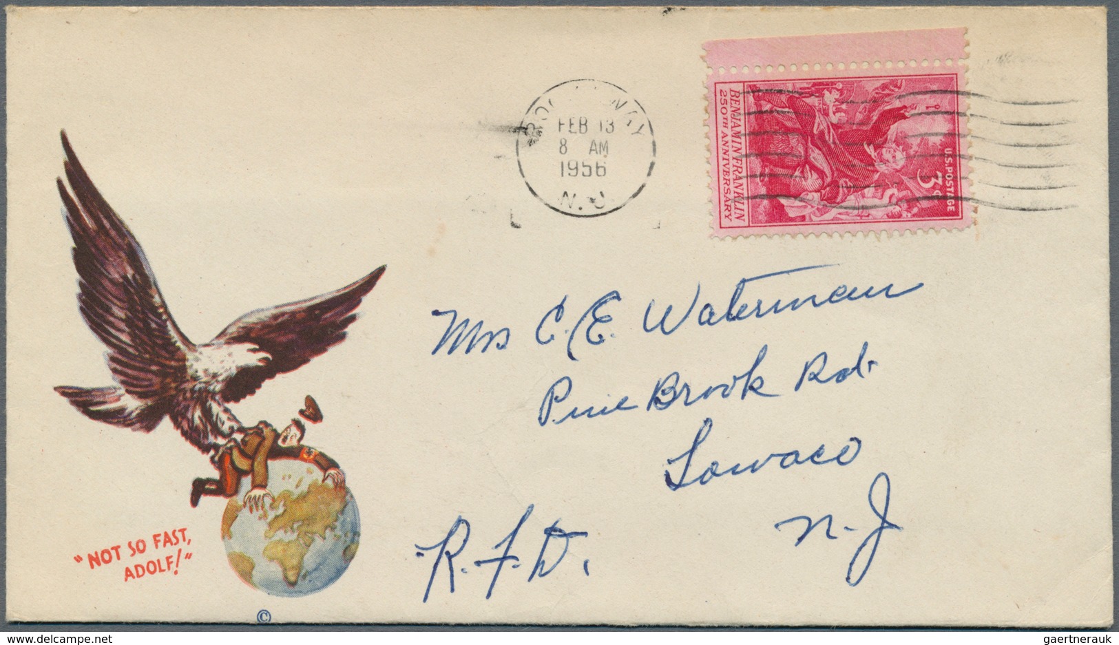 Vereinigte Staaten Von Amerika: 1938/1967, Collection Of Apprx. 85 Entires, Mainly WWII/field Post-r - Lettres & Documents