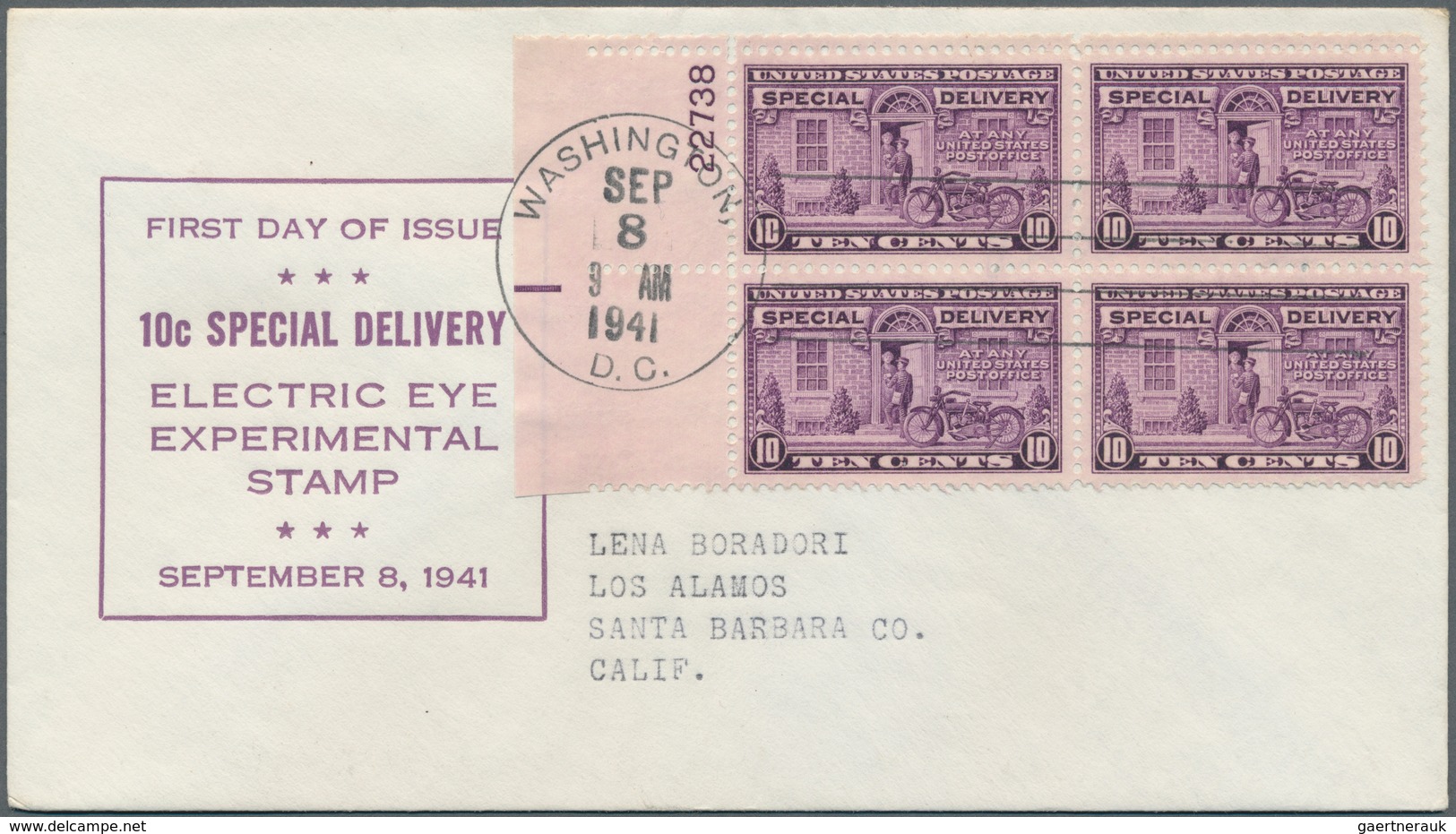 Vereinigte Staaten Von Amerika: 1941/1942: 116 Good FDC, Many Plate Blocks, All FDC Are With Borders - Lettres & Documents