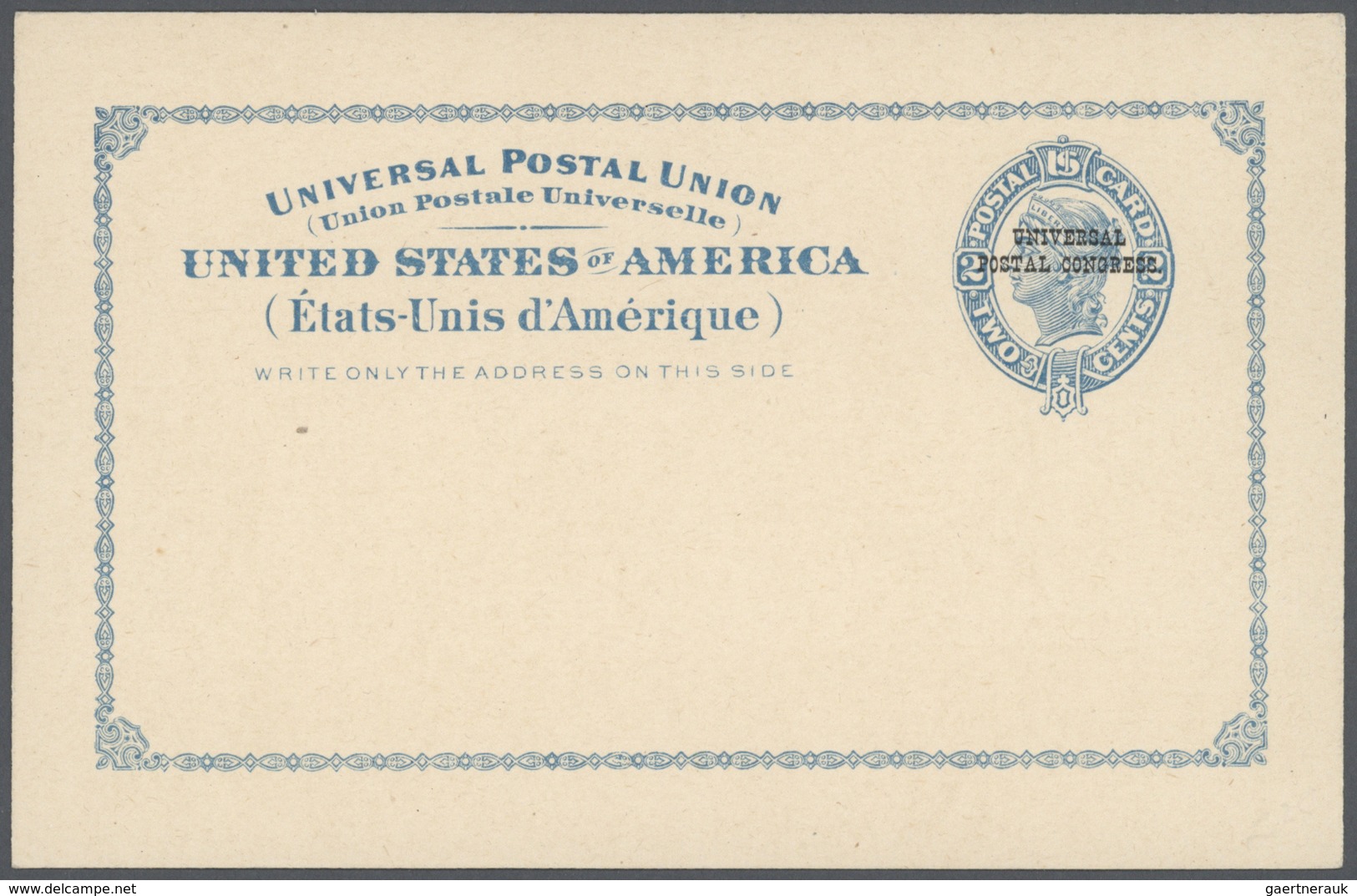 Vereinigte Staaten Von Amerika - Ganzsachen: 1897, "UNIVERSAL POSTAL CONGRESS POSTAL STATIONERIES" : - Otros & Sin Clasificación