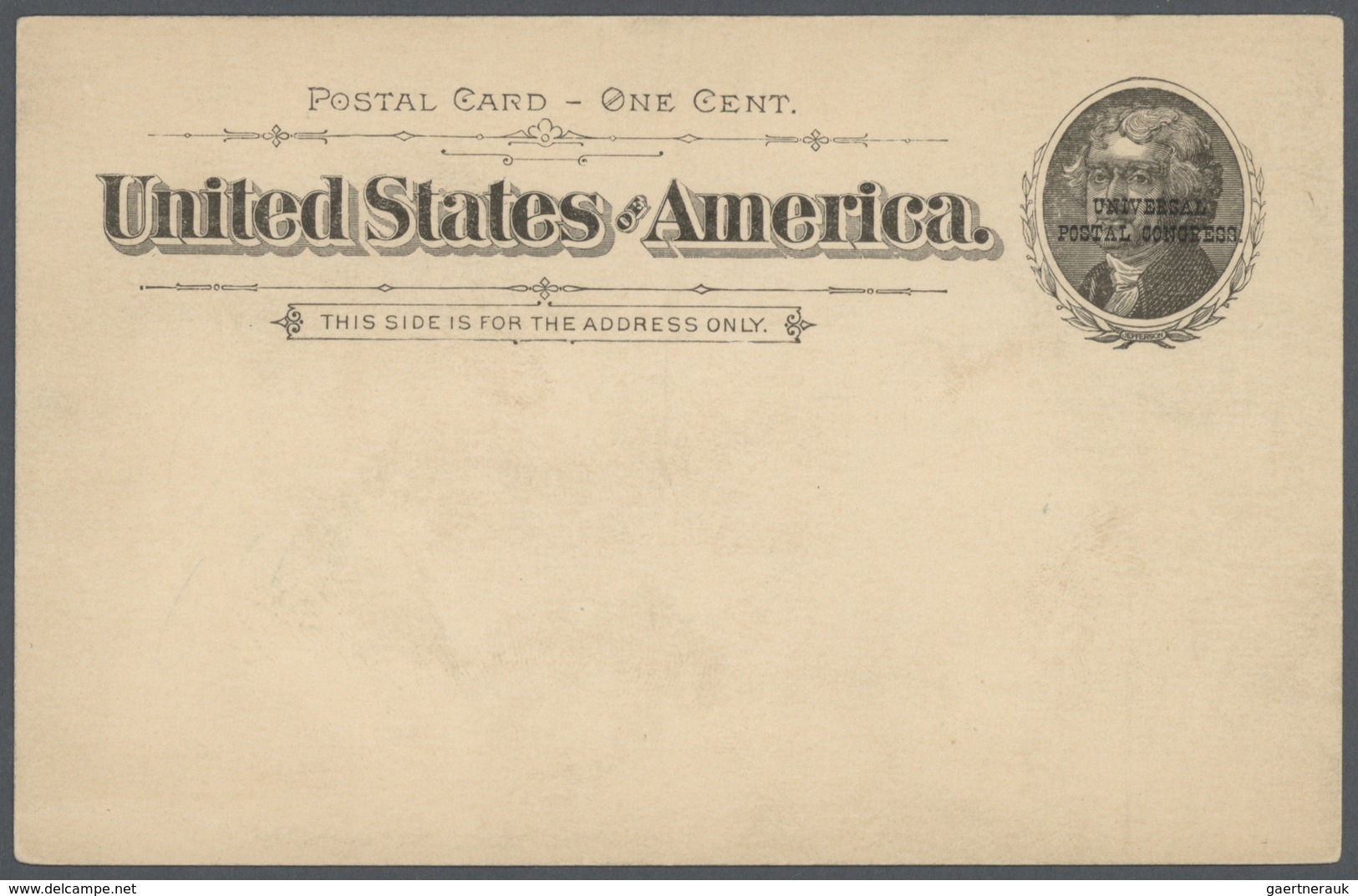 Vereinigte Staaten Von Amerika - Ganzsachen: 1897, "UNIVERSAL POSTAL CONGRESS POSTAL STATIONERIES" : - Autres & Non Classés
