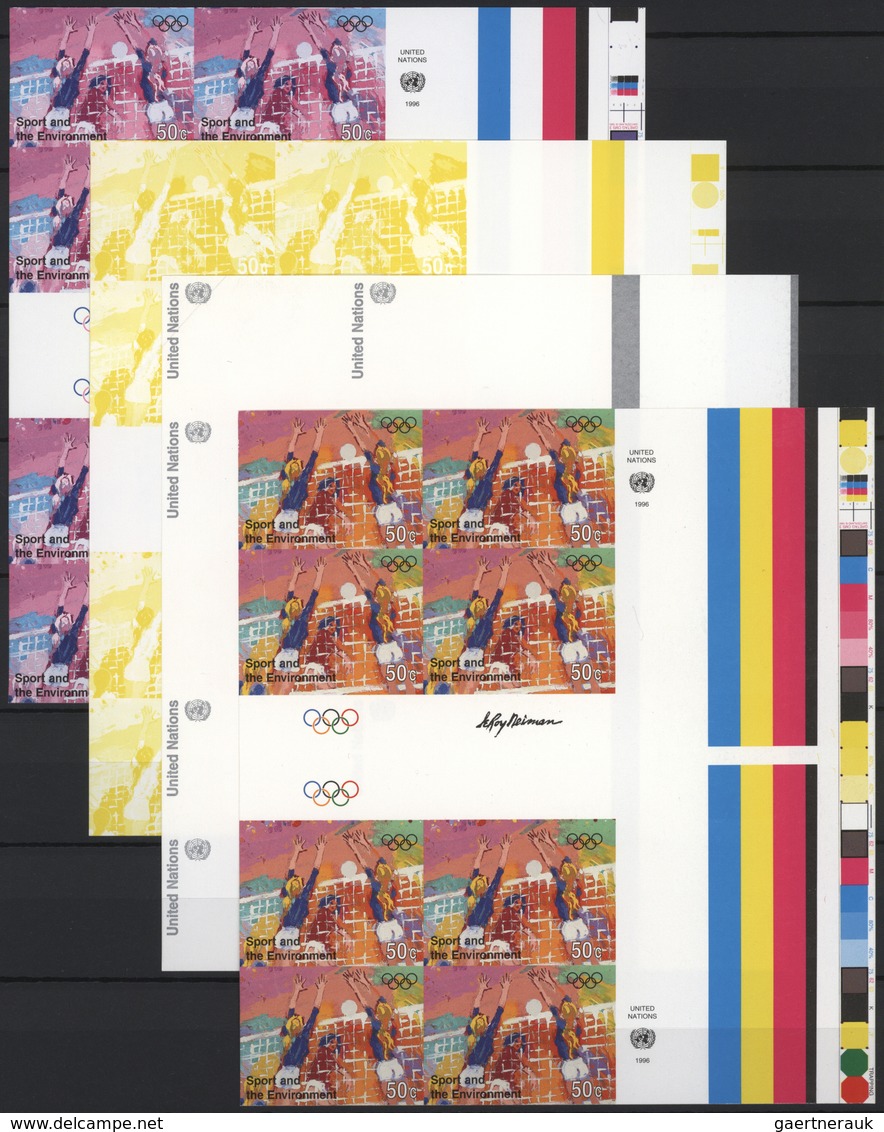 Vereinte Nationen - New York: 1959/2000. Rich Collection Containing About 1300 PROOF Stamps (color S - Otros & Sin Clasificación