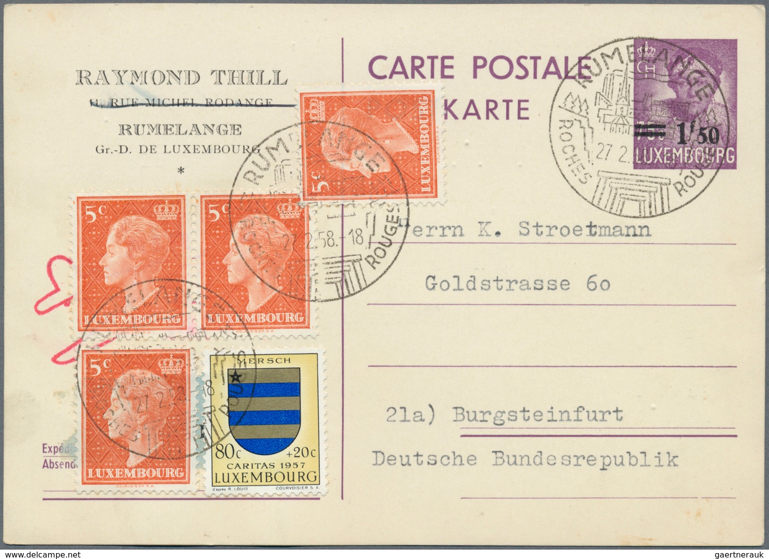 Alle Welt: 1830/1958 (ca.), group of apprx. 110 covers/cards, from some Portugal pre-philately, nice