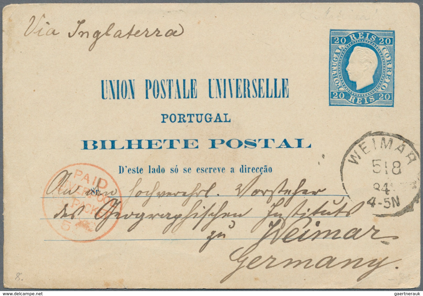 Alle Welt: 1830/1958 (ca.), group of apprx. 110 covers/cards, from some Portugal pre-philately, nice