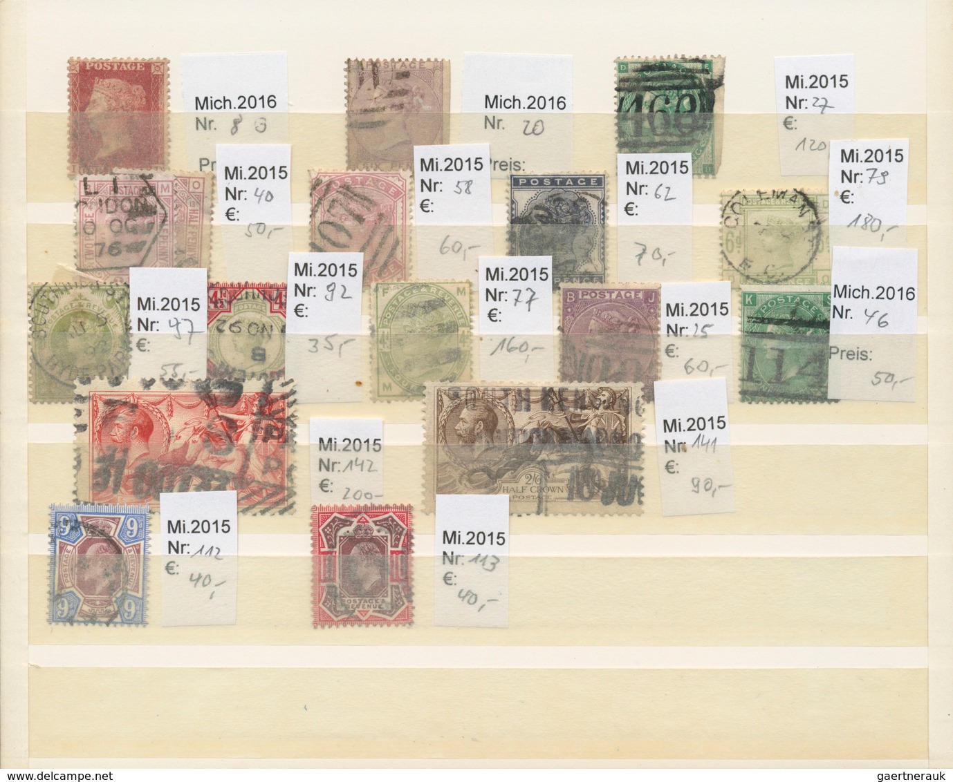 Alle Welt: 1850/1940 (ca.), Mainly Europe, Used And Mint Balance On Stockcards, Varied Condition And - Colecciones (sin álbumes)