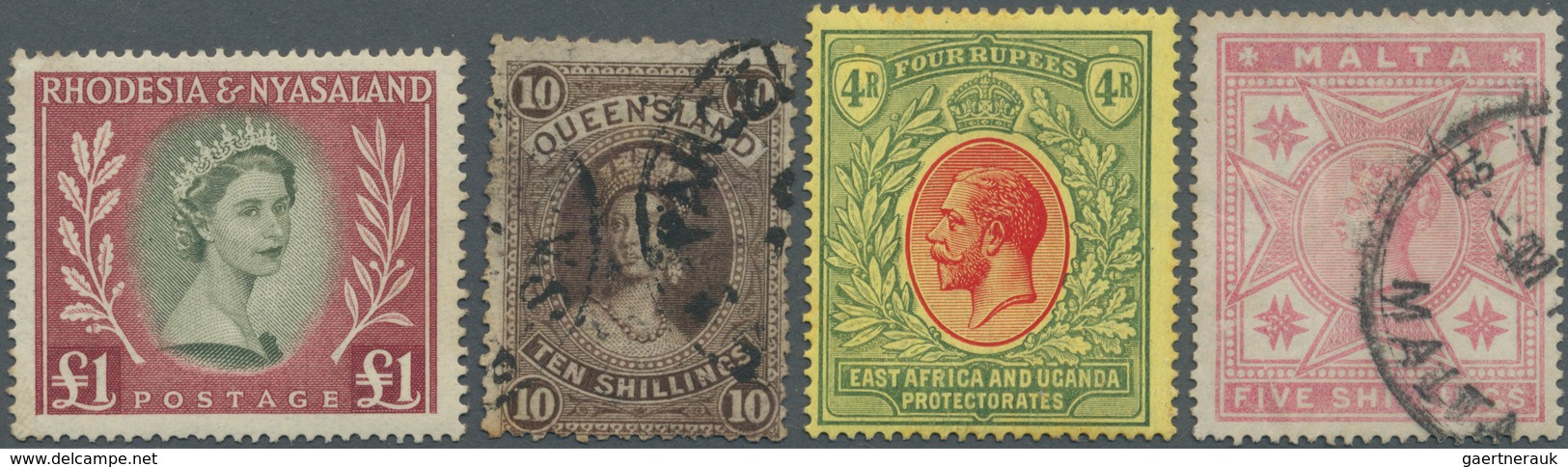 Alle Welt: 1850/1960 (ca.), Accumulation In Large Box With Stamps Throughout The Whole World With A - Colecciones (sin álbumes)