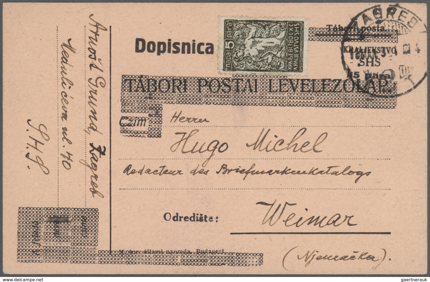 Alle Welt: 1860/1960 (ca.), Schachtel Voll Mit Briefen, Karten Und GSK Aus Europa/Übersee, Dabei Vie - Collections (sans Albums)