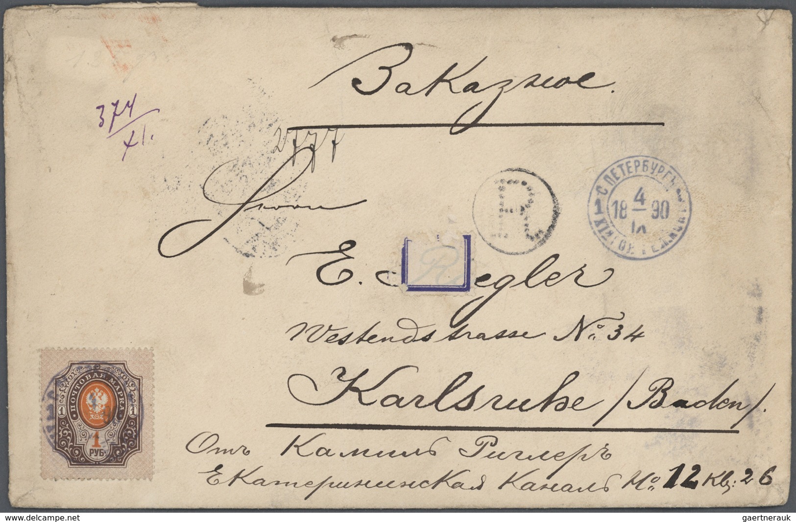 Alle Welt: 1860/1960 (ca.), Schachtel Voll Mit Briefen, Karten Und GSK Aus Europa/Übersee, Dabei Vie - Sammlungen (ohne Album)
