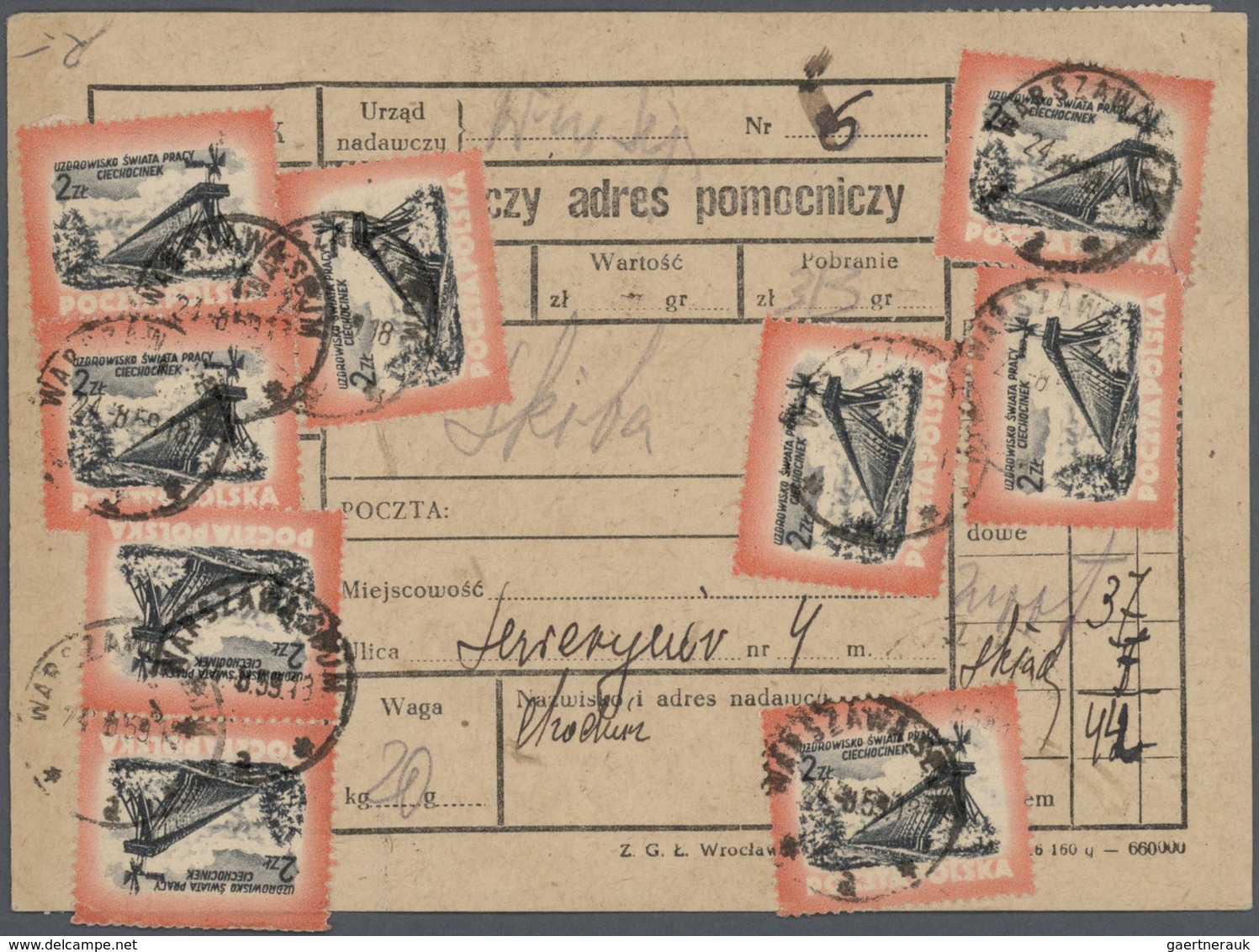 Alle Welt: 1860/1980, Umfangreicher Briefpostan Aus Auflösung Beginnend Mit Einem Paketbegleitbrief - Colecciones (sin álbumes)