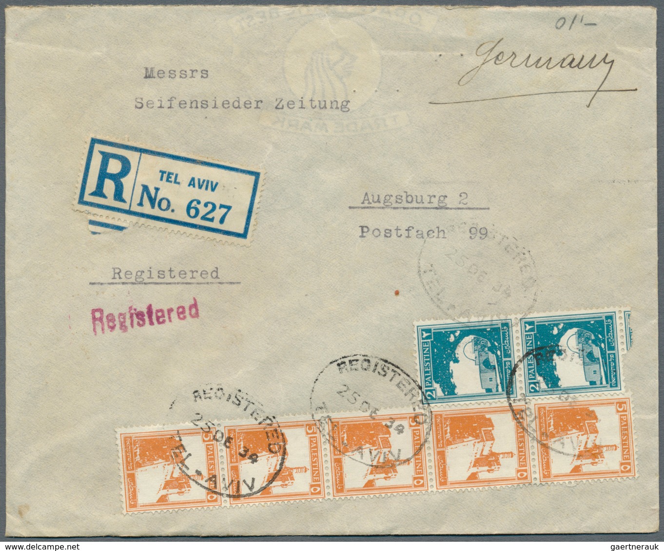Alle Welt: 1880/1960 (ca.), Posten Von Einigen Hundert Briefen Und Karten, Dabei Etliche III.Reich S - Colecciones (sin álbumes)