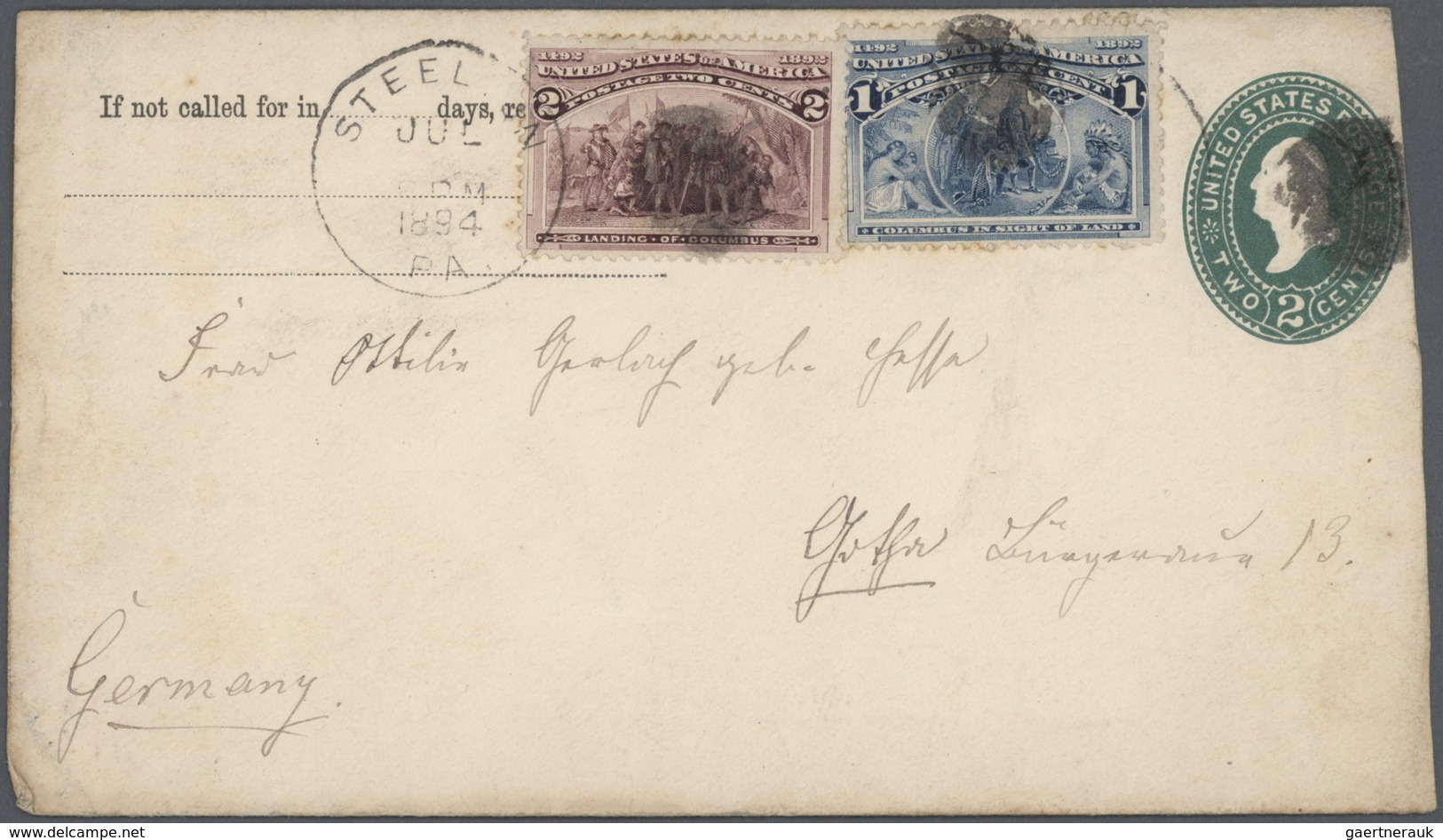 Alle Welt: 1880's/1960's (c.): Accumulation Of About 170 Covers, Postcards And Postal Stationery Wor - Colecciones (sin álbumes)