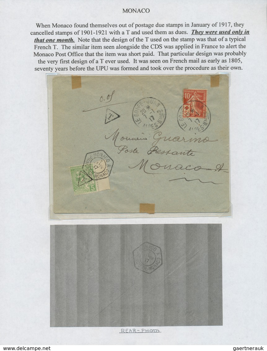 Alle Welt: 1890/1960 (ca.) A scarce worldwide POSTAGE DUE / TAX exhibition-collection in three album