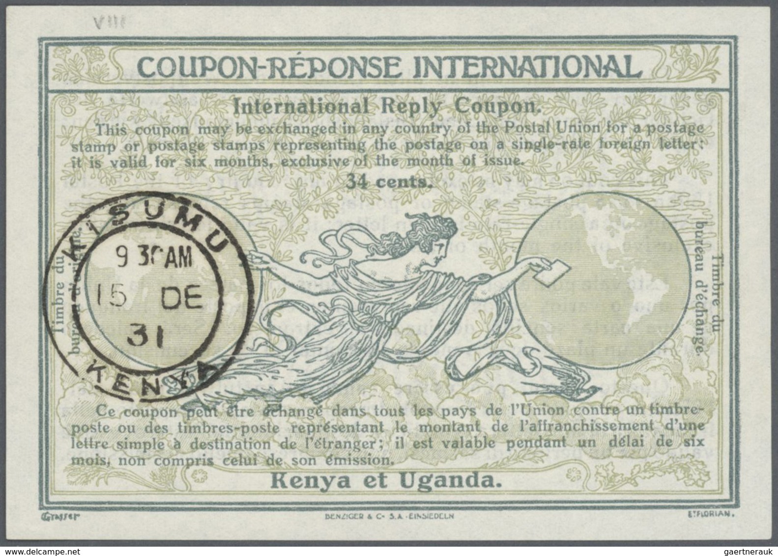 Alle Welt: 1907 onwards - INTERNATIONAL REPLY COUPONS (Internationale Antwortscheine): Specialized a