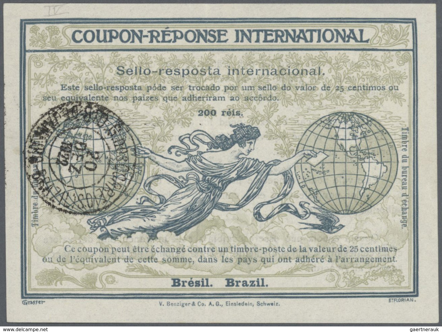 Alle Welt: 1907 onwards - INTERNATIONAL REPLY COUPONS (Internationale Antwortscheine): Specialized a