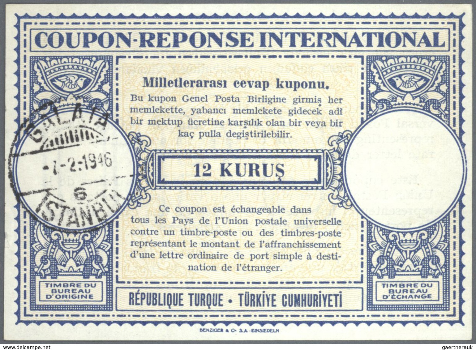 Alle Welt: 1907 onwards - INTERNATIONAL REPLY COUPONS (Internationale Antwortscheine): Specialized a