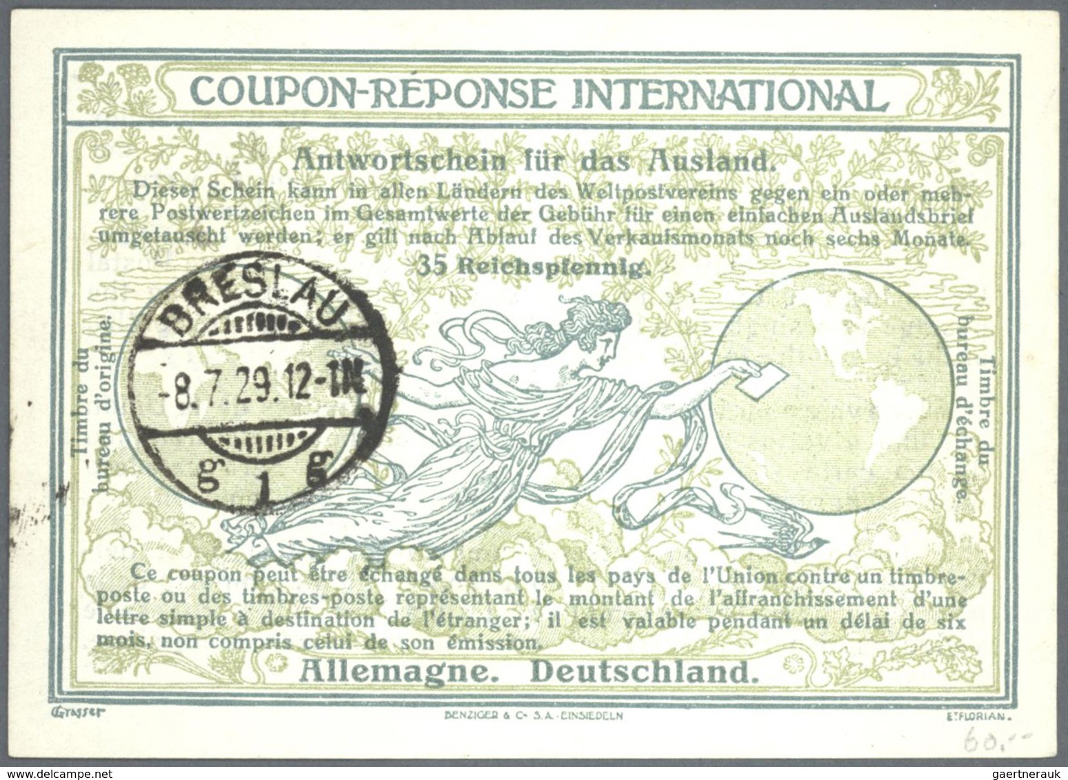 Alle Welt: 1907 onwards - INTERNATIONAL REPLY COUPONS (Internationale Antwortscheine): Specialized a