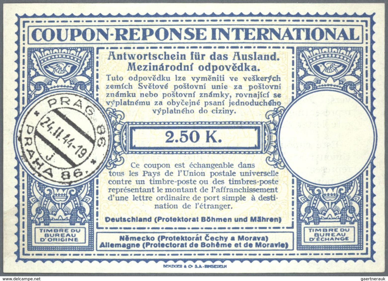 Alle Welt: 1907 onwards - INTERNATIONAL REPLY COUPONS (Internationale Antwortscheine): Specialized a