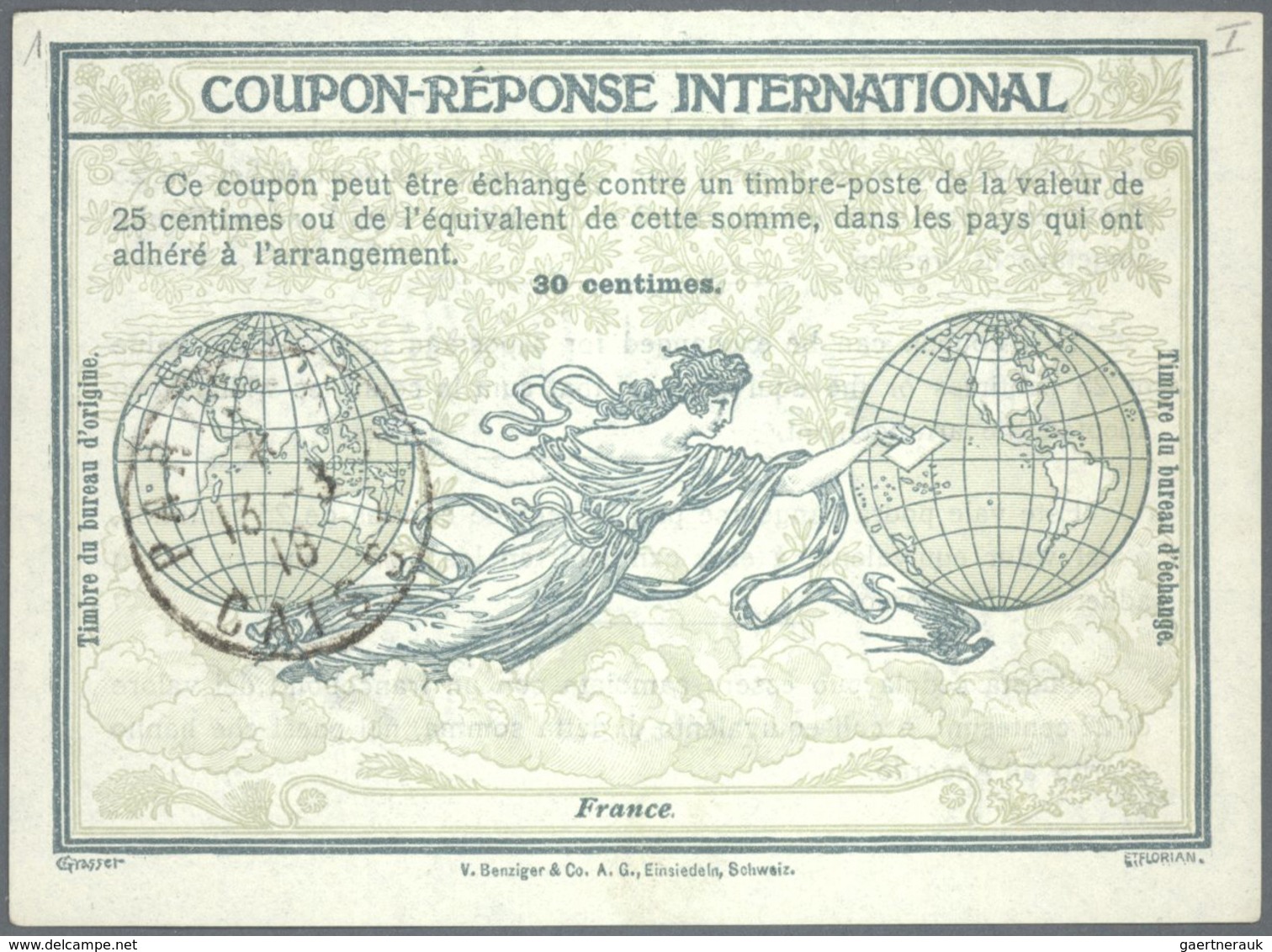 Alle Welt: 1907 onwards - INTERNATIONAL REPLY COUPONS (Internationale Antwortscheine): Specialized a