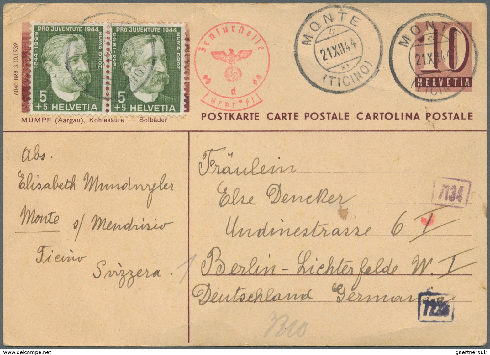 Alle Welt: 1910/58, Covers (11) Inc. China (5), Liechtenstein, Germany/US Catapult Airmail, Lati Cov - Colecciones (sin álbumes)