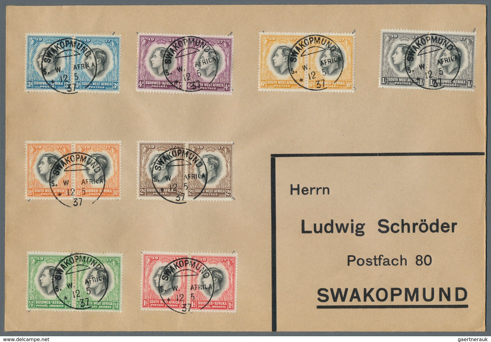 Übersee: 1870/1970 (ca.), Rd. 500 Briefe Und Karten, Dabei 70 Großformatige Briefe Südwestafrika Mit - Otros & Sin Clasificación