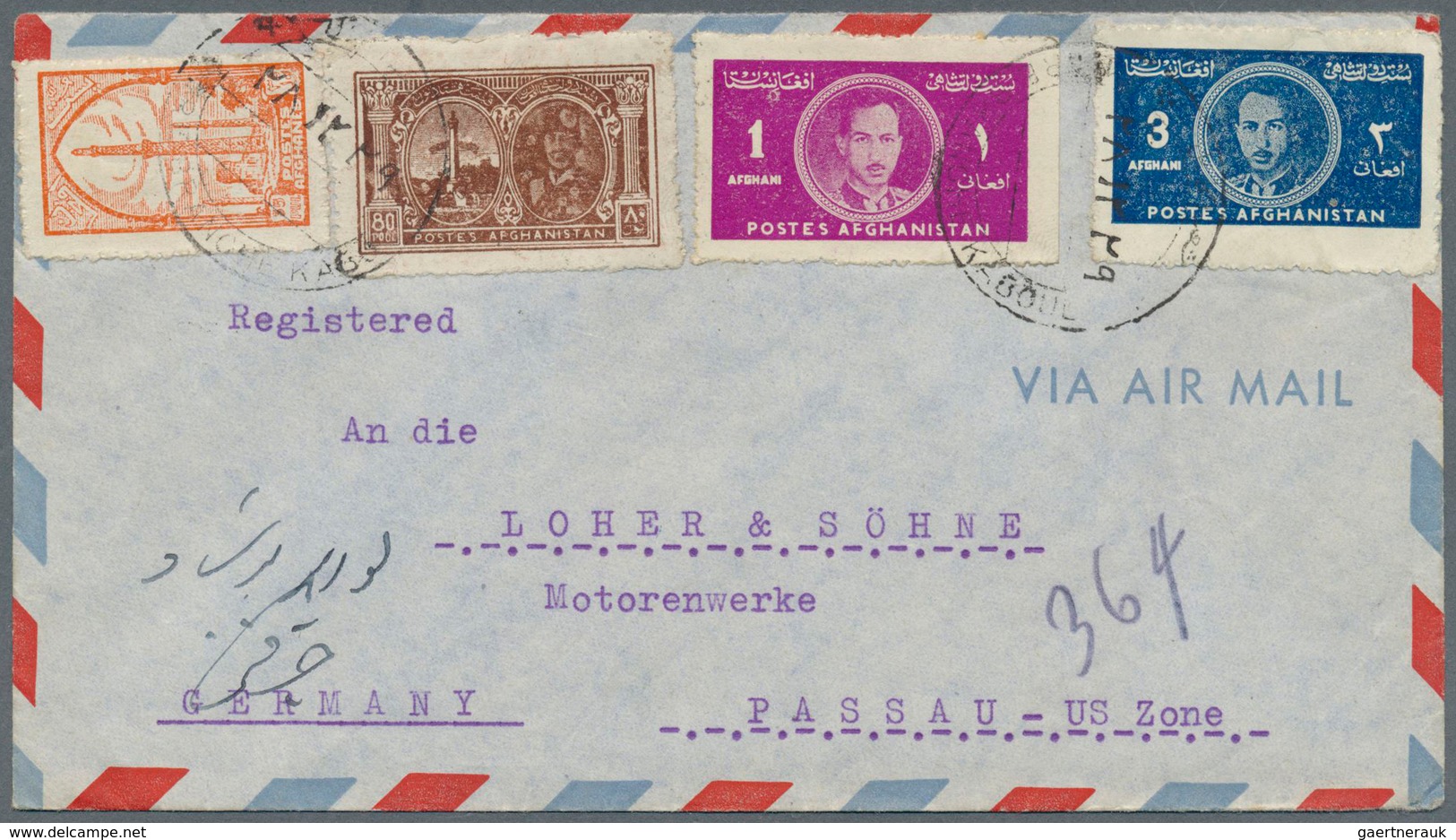 Übersee: 1870/1970 (ca.), rd. 500 Briefe und Karten, dabei 70 großformatige Briefe Südwestafrika mit