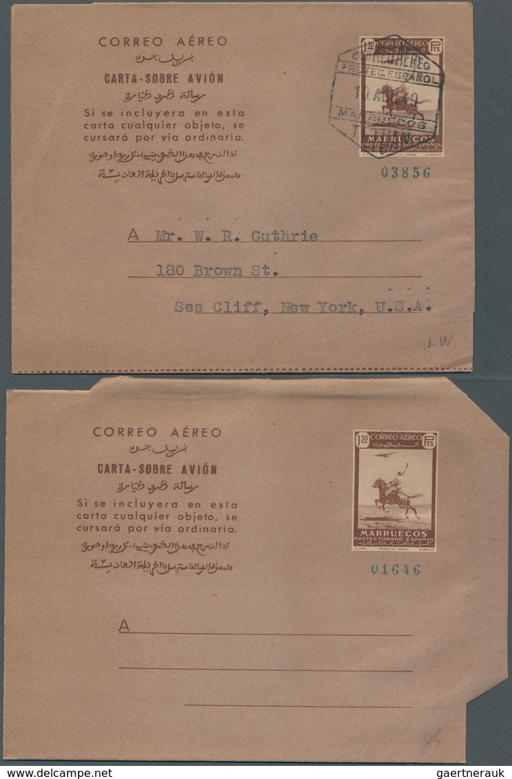 Übersee: 1900-70, Album Containing Early Covers And Cards From Egypt With Good Part Air Letter Posta - Autres & Non Classés