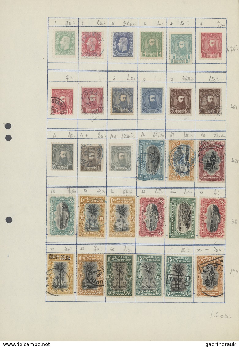 Afrika: 1879/1950 (ca.), Used And Mint Collection On Album Pages From Early Issues, Comprising E.g. - Autres - Afrique