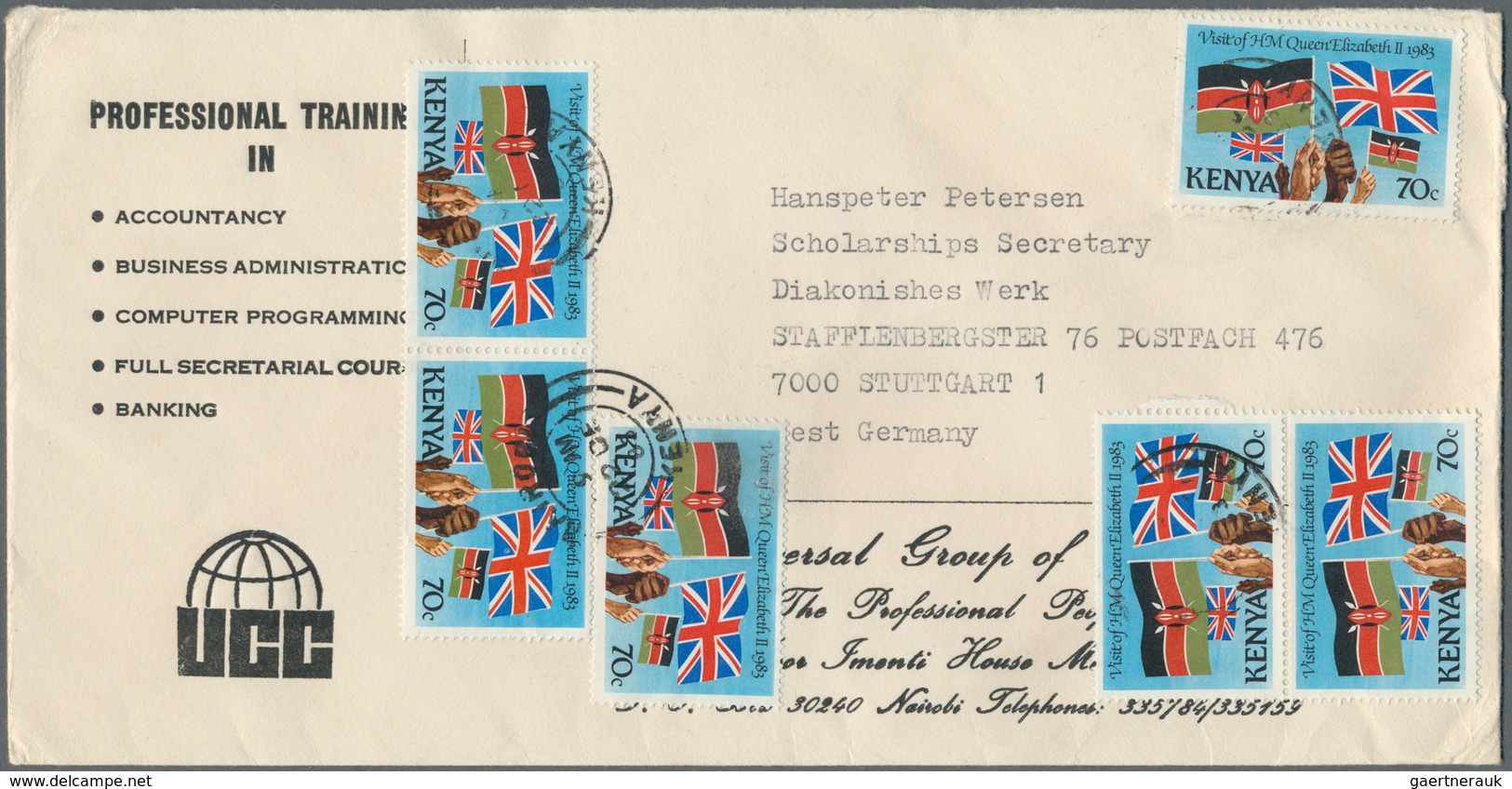 Afrika: 1956/1993, British East Africa, Accumulation Of Apprx. 190 Commercial (mainly Airmail) Cover - Autres - Afrique