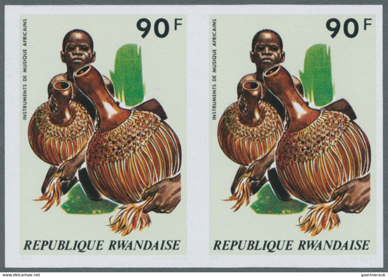 Afrika: 1970/1989 (ca.), Accumulation With Only IMPERFORATE Stamps Incl. Rwanda, Burundi, Guinea, Et - Otros - África