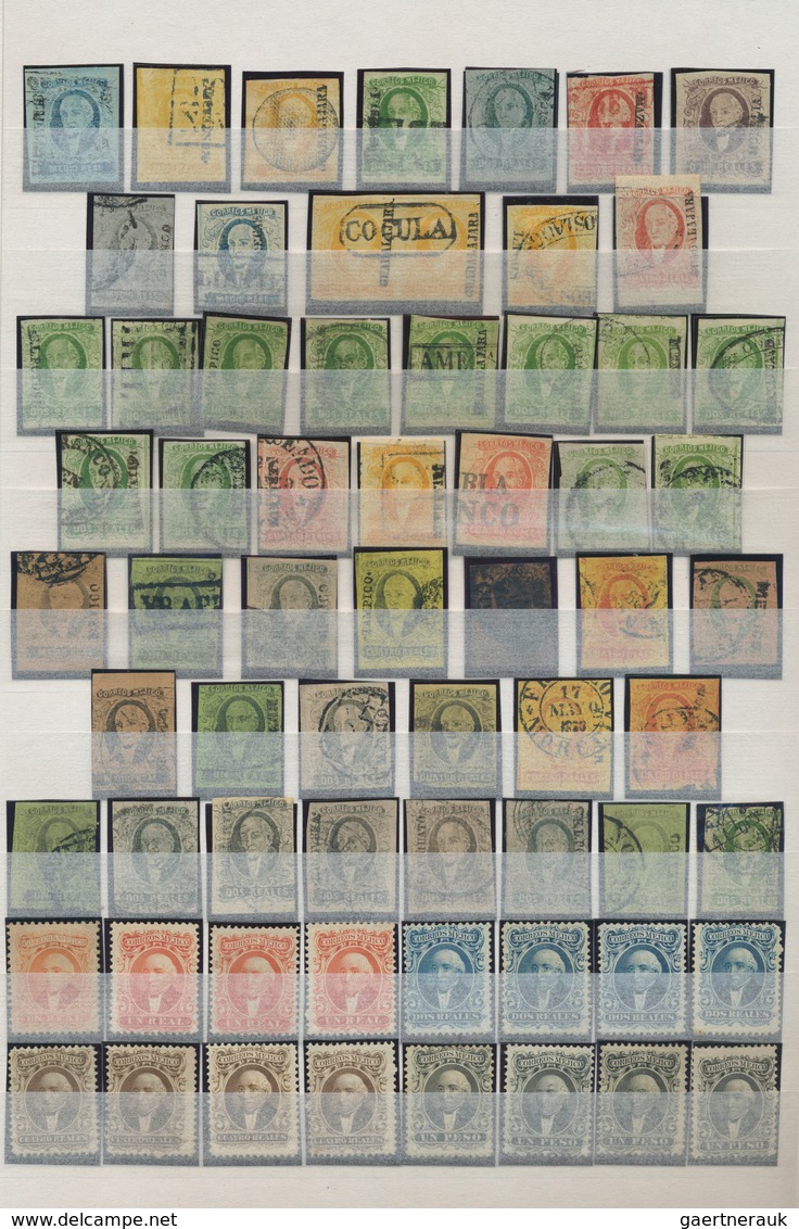 Mittel- Und Südamerika: 1843/1920, Comprehensive Used And Mint Collection In Four Thick Stockbooks, - Autres - Amérique