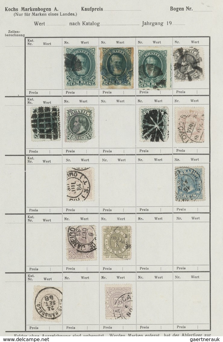 Mittel- Und Südamerika: 1850/1930 (ca.) Ancient Collection Throughout All Countries Of Latin And Sou - Autres - Amérique