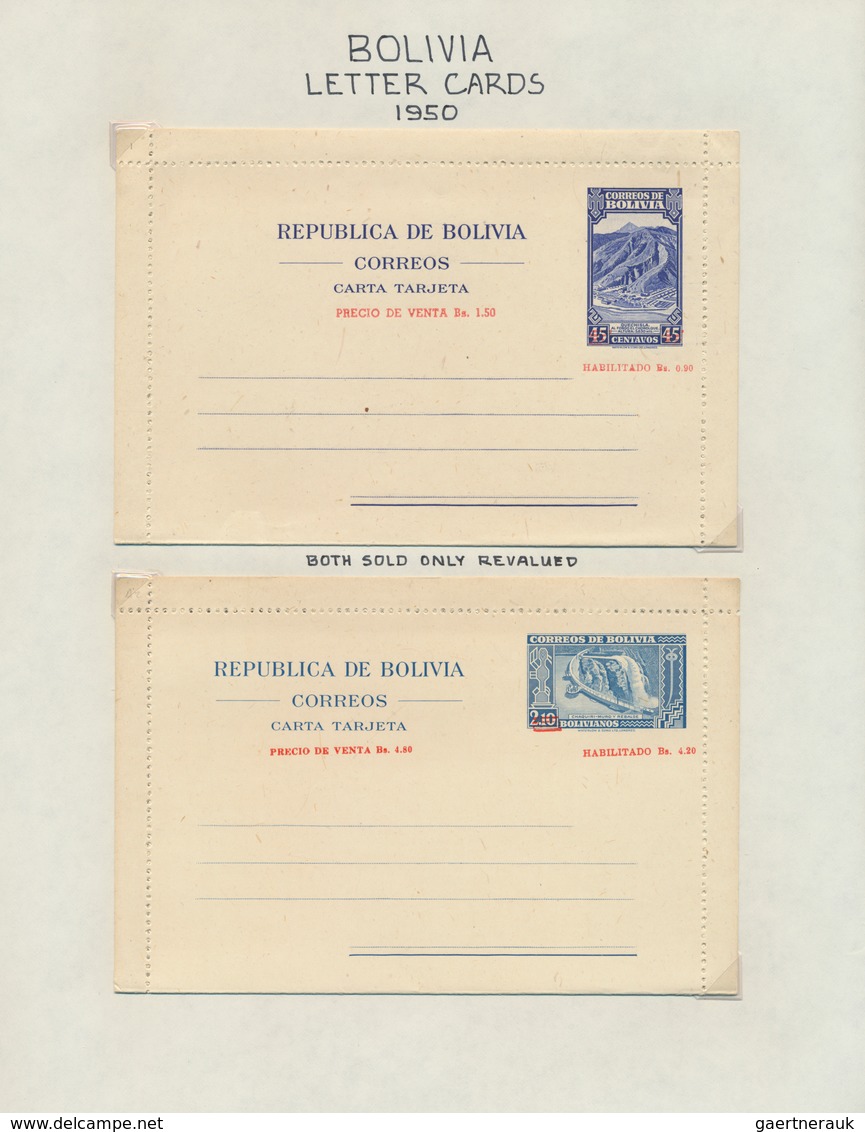 Mittel- Und Südamerika: 1875/1950 Ca., POSTAL STATIONERIES: Comprehensive Collection With Ca.180 Dif - Otros - América