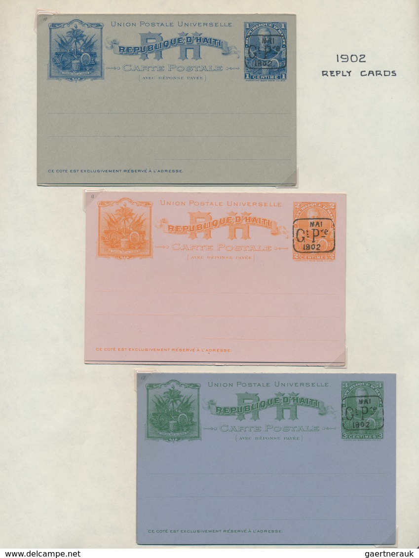 Mittel- Und Südamerika: 1875/1950 Ca., POSTAL STATIONERIES: Comprehensive Collection With Ca.180 Dif - Otros - América
