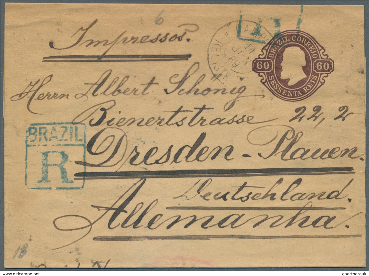 Mittel- und Südamerika: 1880/1920 (ca.), nice lot with over 450 postal stationaries, with Brasil, Gu