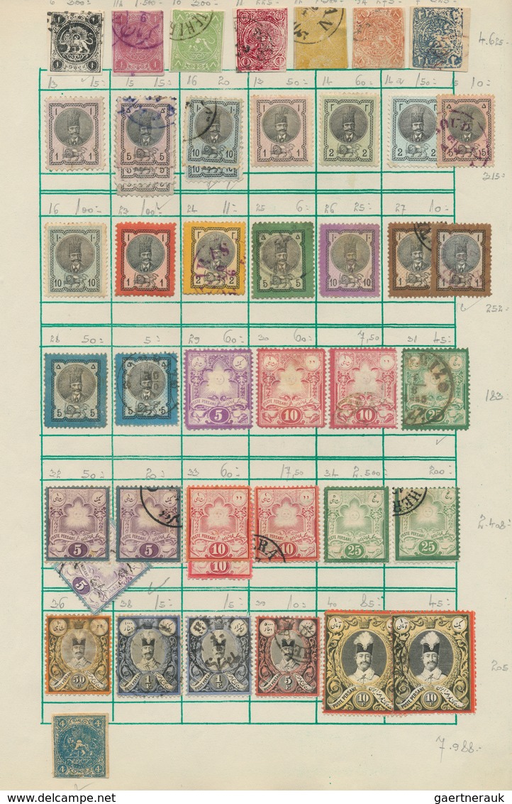 Asien: 1870/1970 (ca.), Used And Mint Collection On Album Pages With Main Value In The Classic And S - Otros - Asia