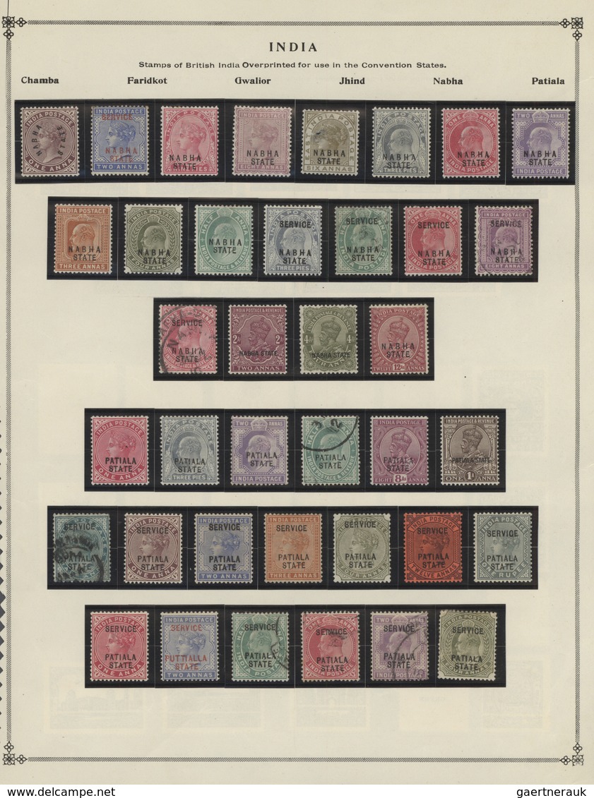 Asien: 1890/2000 (ca.), Miscellaneous Balance Incl. A Nice Part India/states, Burma, Modern U/m Maca - Otros - Asia