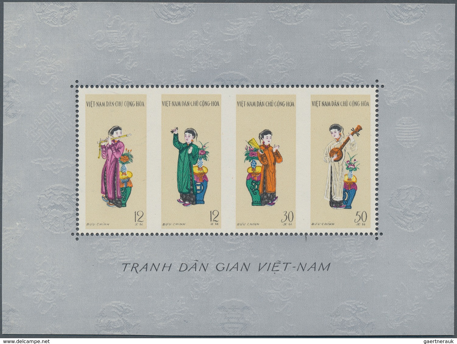 Asien: 1950/1995 (ca.), Miscellaneous Lot Incl. Thailand And Vietnam Souvenir Sheets (a Forged Vietn - Otros - Asia